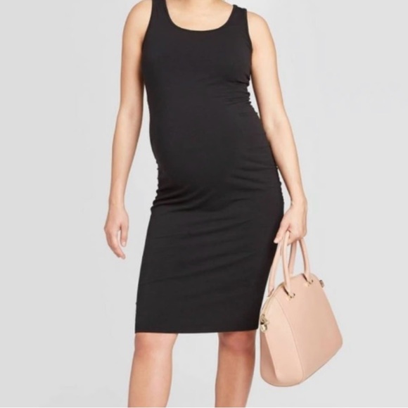 Isabel Maternity by Ingrid & Isabel Black Top - Picture 1 of 8
